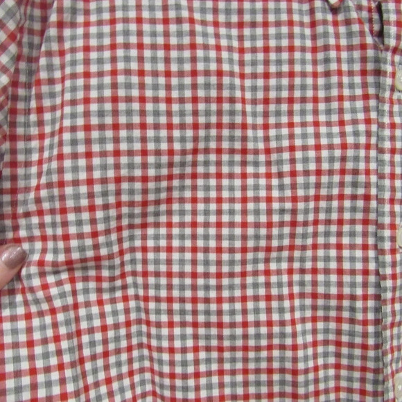 J. Crew Secret Wash Checkered Shirt Size Large EUC - Picture 3 of 4